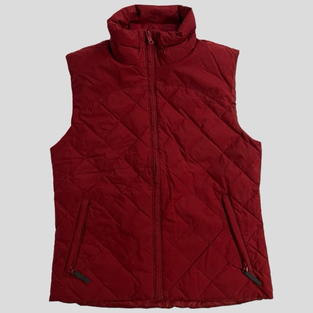 Women’s Quilted Red Puffer Vest - Price Is Firm